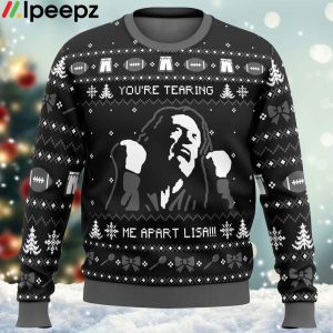 Youre Tearing Me Apart Lisa The Room Ugly Christmas Sweater