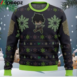 Yuno Black Clover Ugly Christmas Sweater