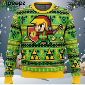 Zelda Holiday Link Ugly Christmas Sweater