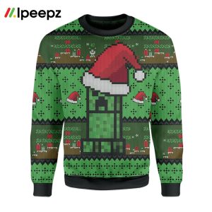 3D Minecraft Custom Pullover Christmas Ugly Sweater