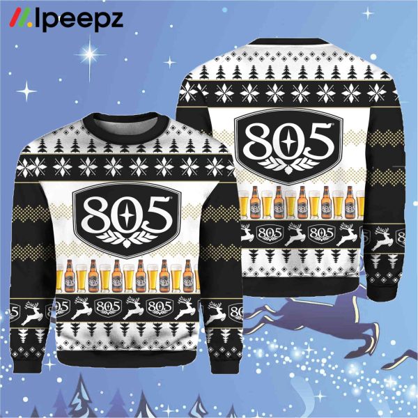 805 Beer Ugly Christmas Sweater