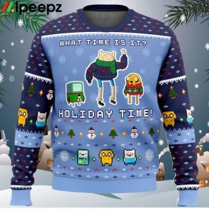Adventure Time Christmas Time Ugly Christmas Sweater