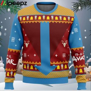 Airbenders Air Nomads Avatar Ugly Christmas Sweater