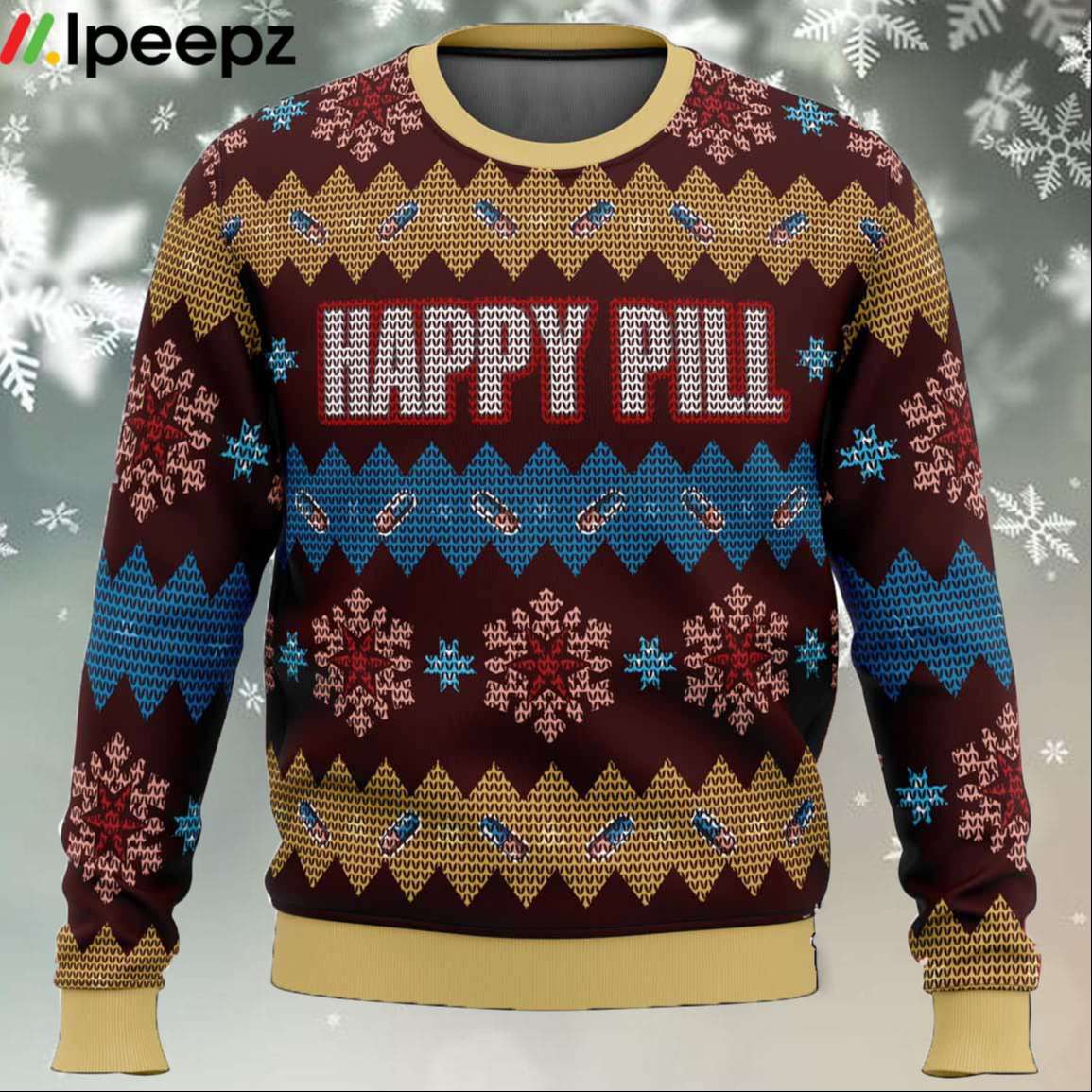 Akira Happy Pill Ugly Christmas Sweater