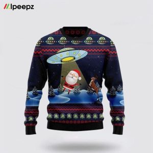 Alien Don’t Catch Santa Ugly Sweater