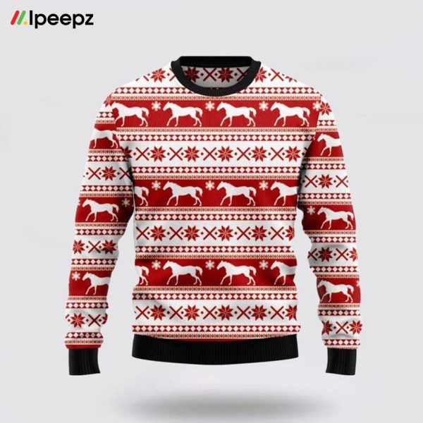 Amazing Horse Ugly Christmas Sweater