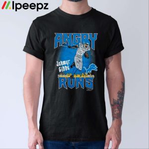 Angry Runs Lions Jahmyr Gibbs Shirt