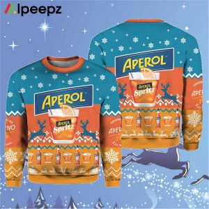 Aperol Spritz Christmas Sweater