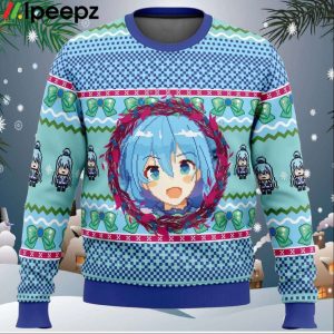 Aqua KonoSuba Ugly Christmas Sweater