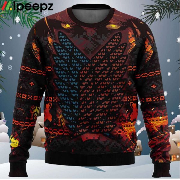 Attack on Titan Ugly Christmas Sweater