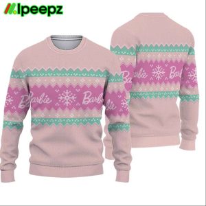 Barbie Custom Name Ugly Christmas Sweater