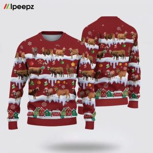 Beefmaster Christmas Knitted Sweater