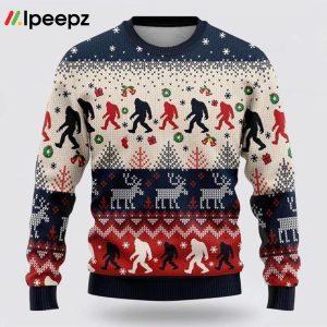 Bigfoot Christmas Sweater