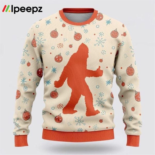 Bigfoot Funny christmas Ugly Christmas Sweater