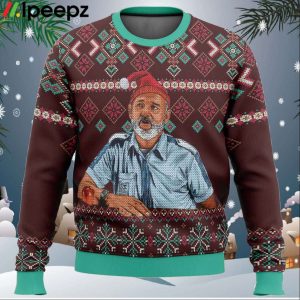 Bill Murray Ugly Christmas Sweater