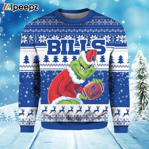 Bills Grinch Ugly Christmas Sweater
