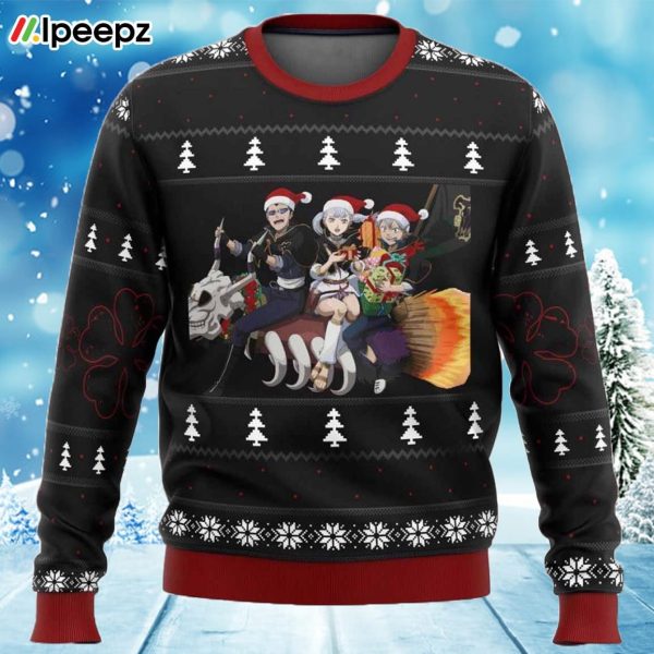 Black Clover Holiday Ugly Christmas Sweater