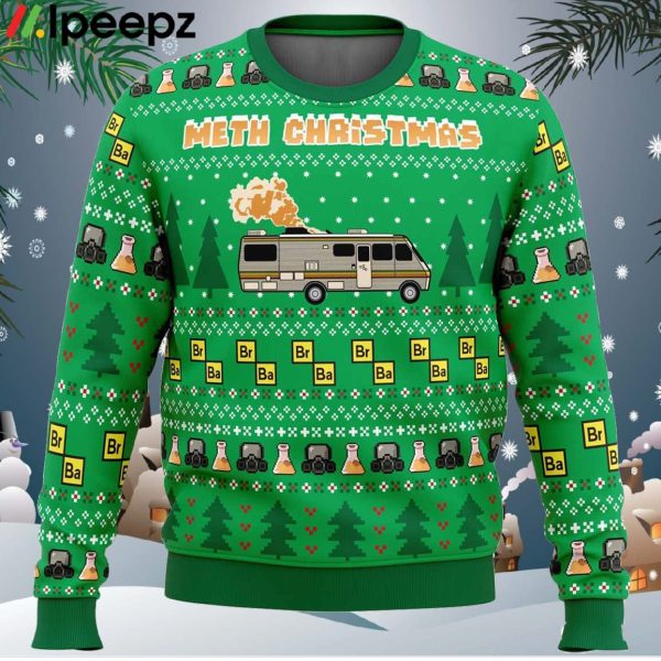 Br Ba Breaking Bad Ugly Christmas Sweater