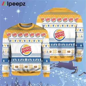 Burger Kings Christmas sweater