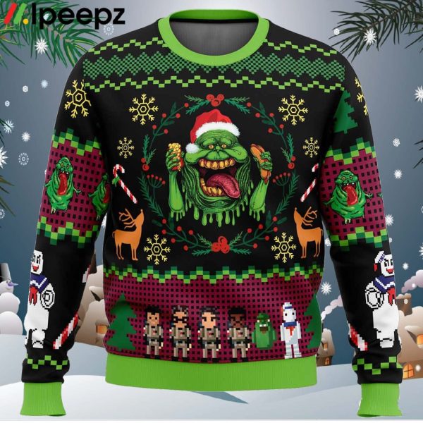 Bustin Christmas Ghostbusters Ugly Christmas Sweater