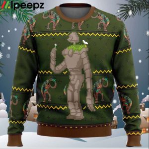 CASTLE IN THE SKY Laputan Robot Soldier Ugly Christmas Sweater