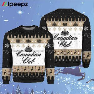Canadian Club Whisky Christmas Sweater