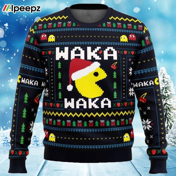 Christmas Arcade Pac Man Ugly Christmas Sweater