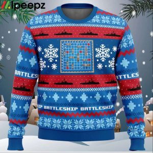 Christmas Battleship Board Games Ugly Christmas Sweater