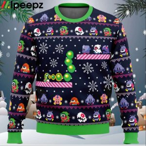 Christmas Bubble Bubble Bobble Ugly Christmas Sweater