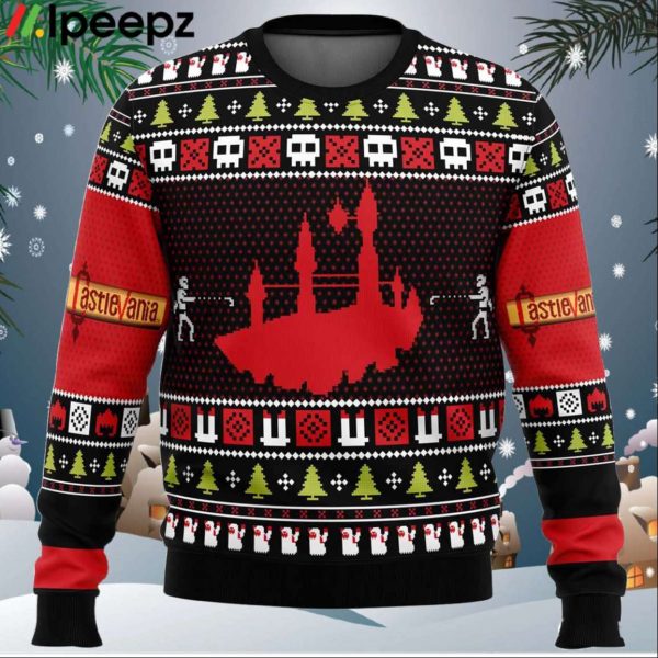 Christmas Castlevania Ugly Christmas Sweater