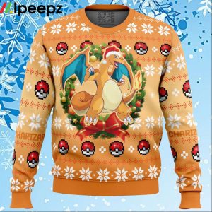 Christmas Charizard Pokemon Ugly Christmas Sweater