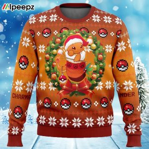 Christmas Charmander Pokemon Ugly Christmas Sweater