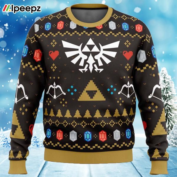 Christmas Hero Legend of Zelda Ugly Christmas Sweater