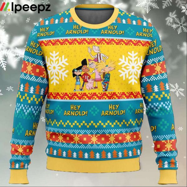 Christmas Hey Arnold Nickelodeon Ugly Christmas Sweater
