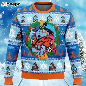 Christmas Jinbe One Piece Ugly Christmas Sweater