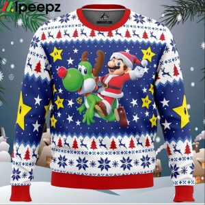 Christmas Odyssey Super Mario Bros Ugly Christmas Sweater