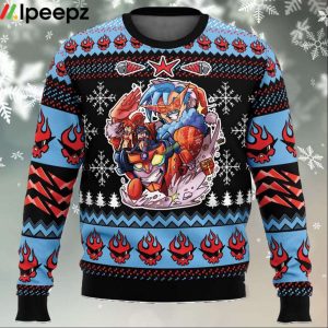 Christmas Party Tengen Toppa Gurren Lagann Ugly Christmas Sweater