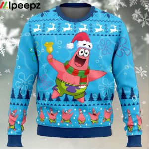 Christmas Patrick Sponge Bob Ugly Christmas Sweater