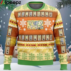 Christmas Risk Board Games Ugly Christmas Sweater