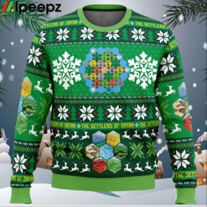 Christmas Settlers of Catan Board Games Ugly Christmas Sweater