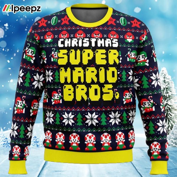 Christmas Super Mario Bros Ugly Christmas Sweater