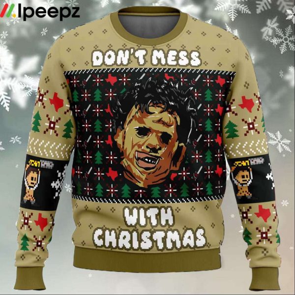 Christmas in Texas Leatherface Ugly Christmas Sweater