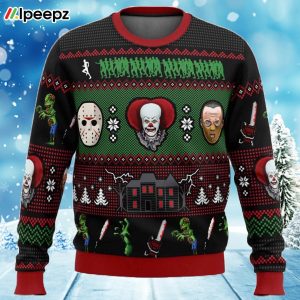 Classic Horror Christmas Ugly Christmas Sweater