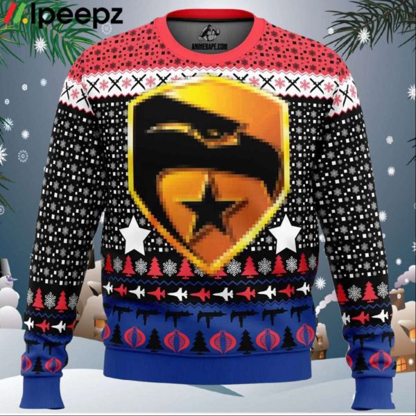 Cobra G I Joe Ugly Christmas Sweater