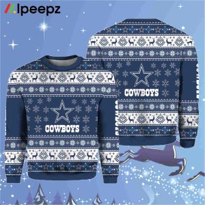 Cowboys Christmas Sweater All Over Print