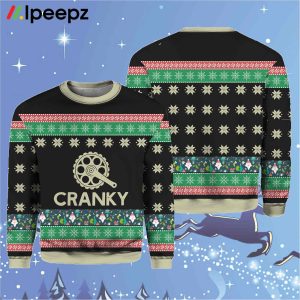 Cranky Sweater Funny Bicycle Ugly Christmas Sweater