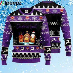 Crown Royal Christmas Spirit Ugly Christmas Sweater