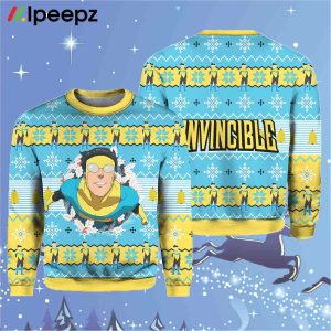 Cute Xmas Invincible Christmas Ugly Sweater