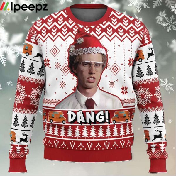 Dang Napoleon Dynamite Ugly Christmas Sweater