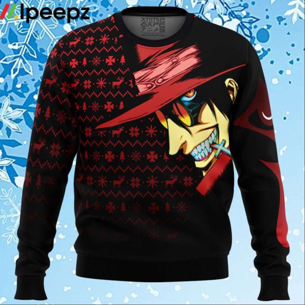 Dark Fanstasy Alucard Hellsing Ugly Christmas Sweater